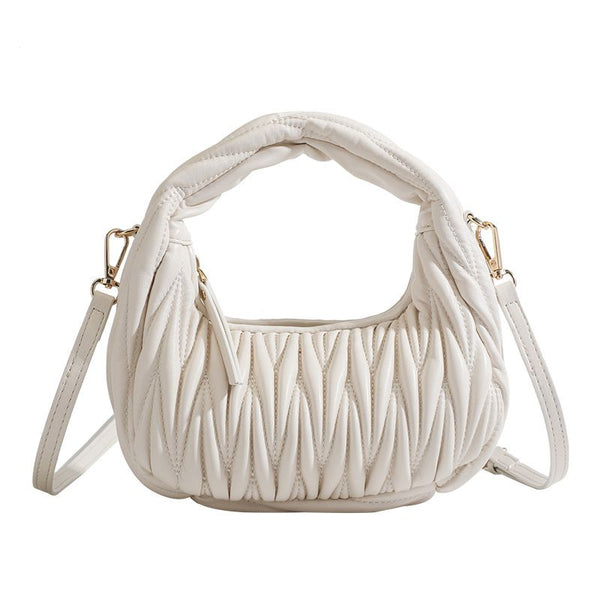 Clara Pleated Cloud Crossbody Bag